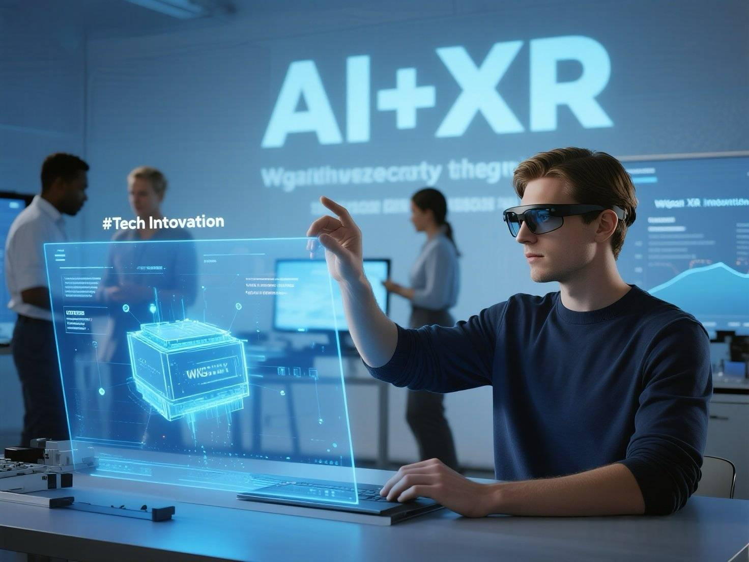 Wigain Omnision XR Metaverse XR Glasses provide seamless access to virtual worlds.